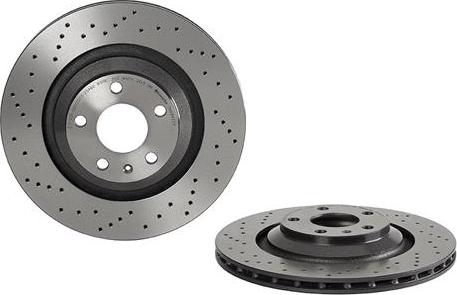 Brembo 09.8842.2X - Тормозной диск autospares.lv