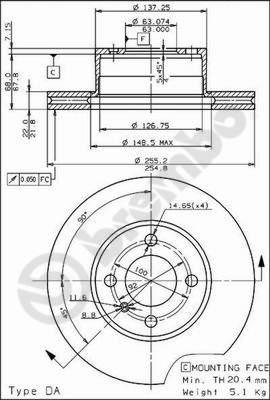 Brembo 09.3946.10 - Тормозной диск autospares.lv