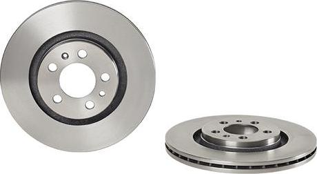 Brembo 09701210 - Тормозной диск autospares.lv