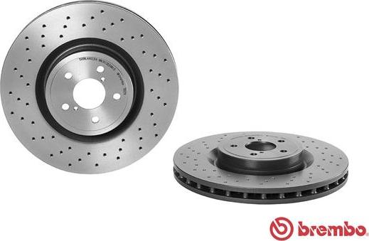 Brembo 09.7812.1X - Тормозной диск autospares.lv