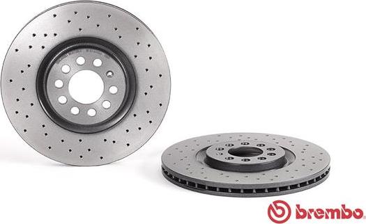 Brembo 09.7880.1X - Тормозной диск autospares.lv