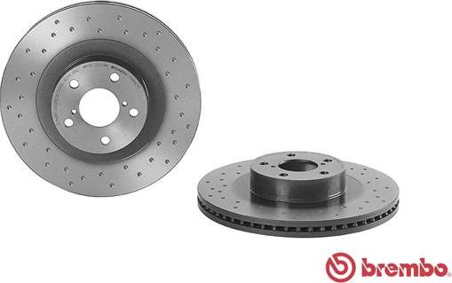 Brembo 09.A921.1X - Тормозной диск autospares.lv