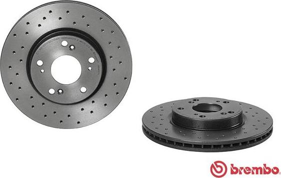 Brembo 09.A455.1X - Тормозной диск autospares.lv