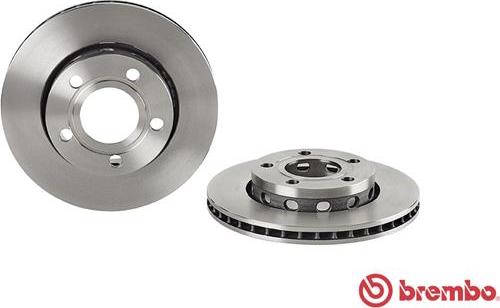 Brembo 09.A597.10 - Тормозной диск autospares.lv