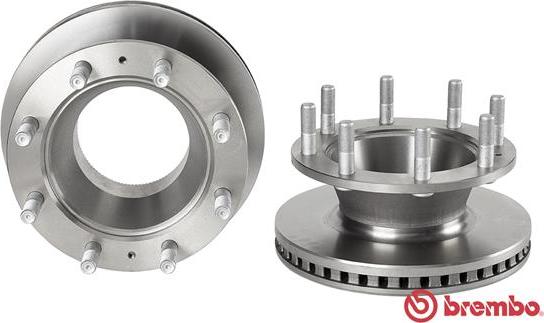 Brembo 09.A563.80 - Тормозной диск autospares.lv