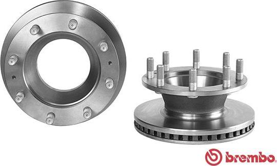 Brembo 09.A563.30 - Тормозной диск autospares.lv