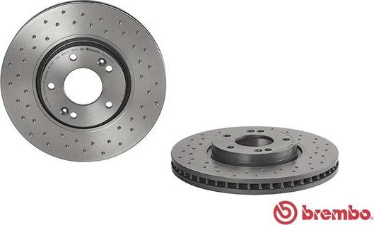 Brembo 09.A532.2X - Тормозной диск autospares.lv