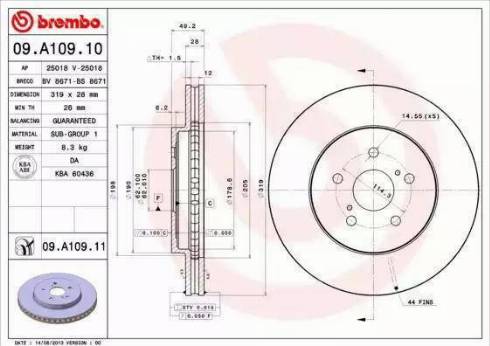 Alpha Brakes HTP-TY-150 - Тормозной диск autospares.lv