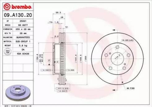 Alpha Brakes HTP-TY-162 - Тормозной диск autospares.lv