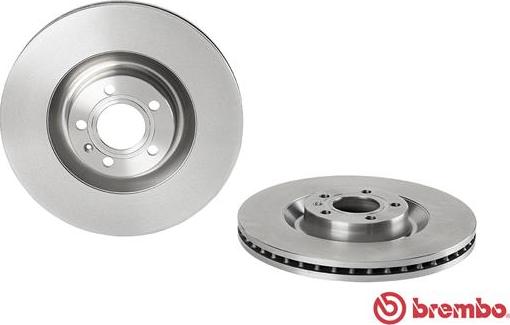 Brembo 09.A815.10 - Тормозной диск autospares.lv