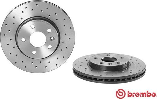 Brembo 09.B355.1X - Тормозной диск autospares.lv