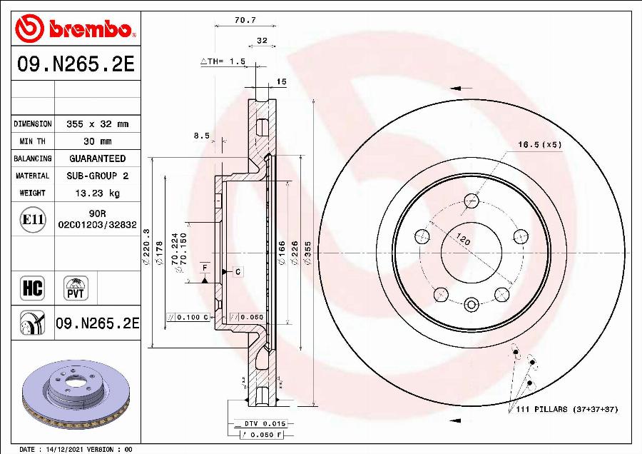 Brembo KT 08 021 - Дисковый тормозной механизм, комплект autospares.lv