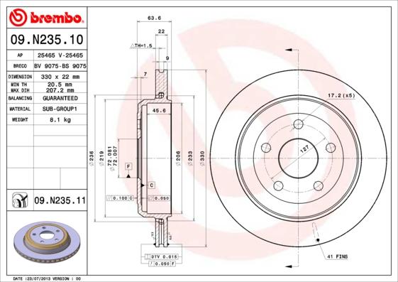 BENDIX 521130 - Тормозной диск autospares.lv