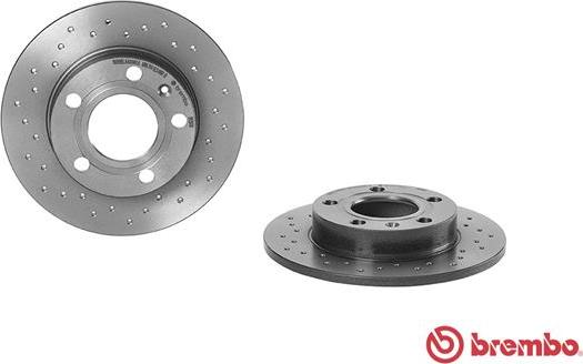 Brembo 08.9136.1X - Тормозной диск autospares.lv