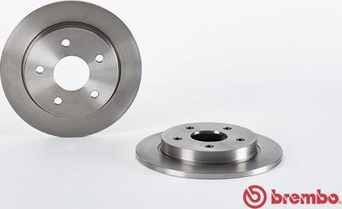 Brembo 08.4931.10 - Тормозной диск autospares.lv