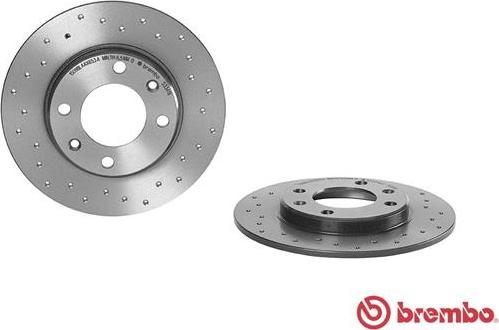 Brembo 08.5334.1X - Тормозной диск autospares.lv