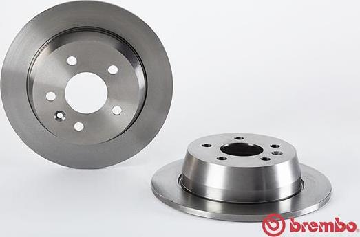 Brembo 08.6968.10 - Тормозной диск autospares.lv