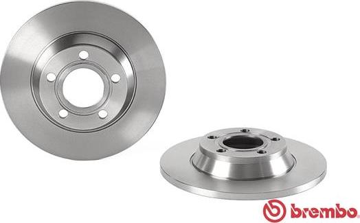 Brembo 08.6751.10 - Тормозной диск autospares.lv