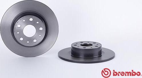 Brembo 08.6768.11 - Тормозной диск autospares.lv