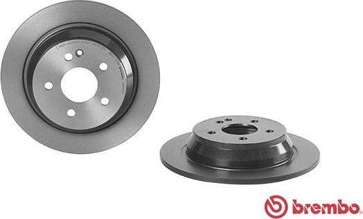 Brembo 08.8405.11 - Тормозной диск autospares.lv