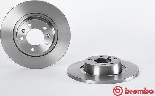 Brembo 08.A456.10 - Тормозной диск autospares.lv