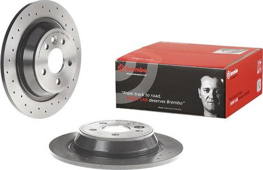 Brembo 08.A540.1X - Тормозной диск autospares.lv