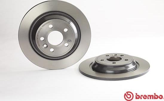 Brembo 08.A537.11 - Тормозной диск autospares.lv