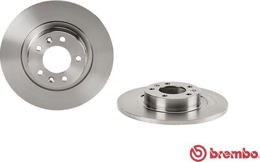 Brembo 08.A615.10 - Тормозной диск autospares.lv