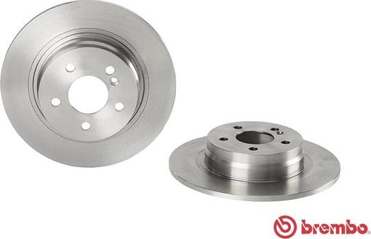 Brembo 08.A612.40 - Тормозной диск autospares.lv