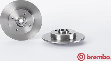 Brembo 08.A858.17 - Тормозной диск autospares.lv