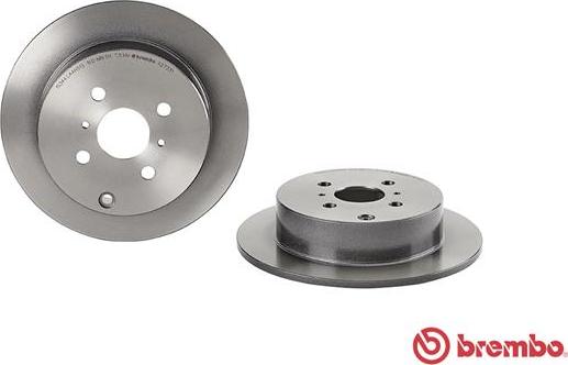 Brembo 08.A273.31 - Тормозной диск autospares.lv