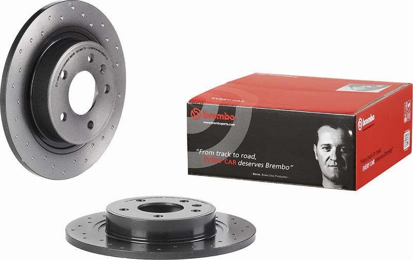 Brembo 08.B351.1X - Тормозной диск autospares.lv