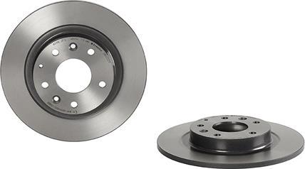 Brembo 08.D222.11 - Тормозной диск autospares.lv