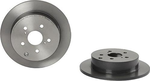 Brembo 08.D712.11 - Тормозной диск autospares.lv