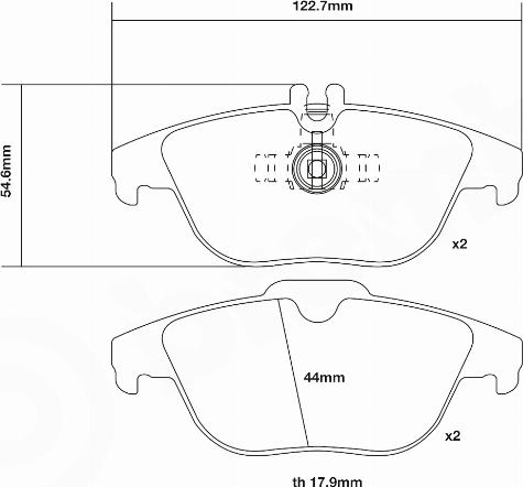 Brembo 07.B315.65 - Комплект высокоэффективных тормозных колодок autospares.lv