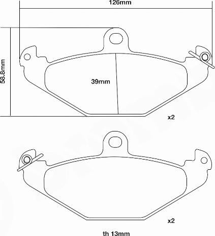 Brembo 07.B315.06 - Комплект высокоэффективных тормозных колодок autospares.lv