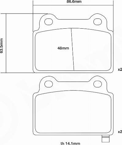 Brembo 07.B315.11 - Комплект высокоэффективных тормозных колодок autospares.lv