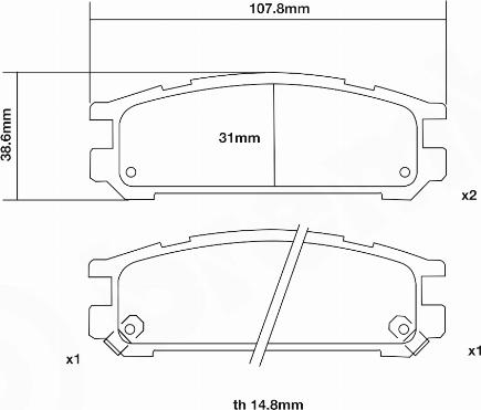 Brembo 07.B315.18 - Комплект высокоэффективных тормозных колодок autospares.lv