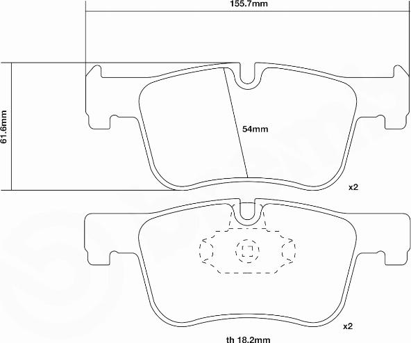 Brembo 07.D435.42 - Комплект высокоэффективных тормозных колодок autospares.lv