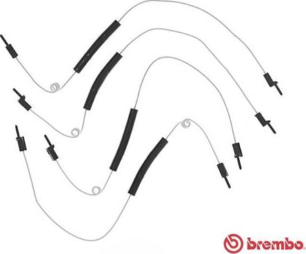 Brembo A 00 363 - Сигнализатор, износ тормозных колодок autospares.lv