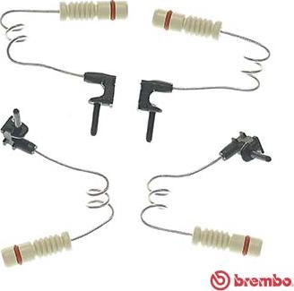 Brembo A 00 387 - Сигнализатор, износ тормозных колодок autospares.lv