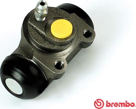 Brembo A 12 076 - Колесный тормозной цилиндр autospares.lv