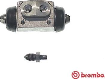 Brembo A 12 B89 - Колесный тормозной цилиндр autospares.lv