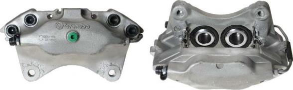 Brembo F 23 124 - Тормозной суппорт autospares.lv