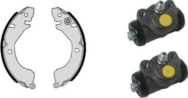 Brembo H 54 006 - Комплект тормозных колодок, барабанные autospares.lv