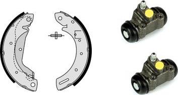 Brembo H 56 013 - Комплект тормозных колодок, барабанные autospares.lv