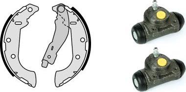 Brembo H 61 062 - Комплект тормозных колодок, барабанные autospares.lv