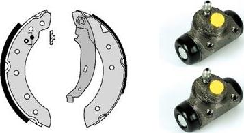 Brembo H 68 065 - Комплект тормозных колодок, барабанные autospares.lv