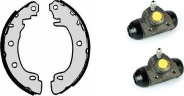 Brembo H 68 070 - Комплект тормозных колодок, барабанные autospares.lv