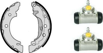 Brembo H 68 071 - Комплект тормозных колодок, барабанные autospares.lv